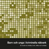 Bild på rapport av Brå "Barn och unga i kriminella nätverk"